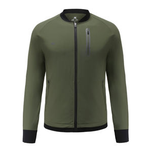 Chaqueta Bomber delgada personalizable de poliéster 100% para hombre, abrigo informal con cierre de cremallera, abrigo de moda para Primavera/otoño - Product Image 1