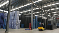 LYPALLETS Palettes en plastique empilables de neuf pieds légers 1000X800X140MM pour Aircargo One Way Shipping