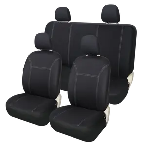 Custom Logo DELUXOR Seat Cover Full Set Seat Cover Universal Fit Car Seats Covers For Sedans SUVs Vans