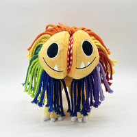 Vente en gros de nouvelles poupées en peluche de lion coloré et poupées en peluche de personnage de film amusant