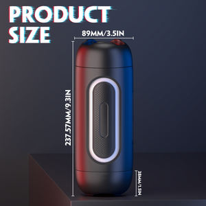 Gilgal PRO mainan seks dewasa kelas atas Multi-Motor getaran cangkir pesawat Saluran ganda desain suara interaktif Masturbator getaran - Product Image 2