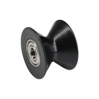 Rouleaux de convoyeur en Nylon à rainure en U, 608 V, avec Double roulements, poulie POM, avec roulements pour Machine