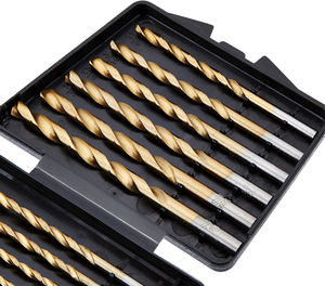 Set Bor HSS 13 pcs OEM, Set Alat Baja Kecepatan Tinggi Tahan Lama Untuk Plastik, Set Bor Putar 13 Buah - Product Image 2