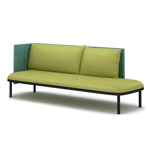 Modern Nordic Office Furniture Divider Partition Modular Privacy <b>Sofa</b> Pod Fabric Reception <b>Sofa</b> - Product Image 2