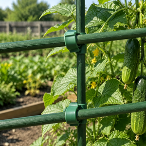 Adjustable Garden Trellis Connector 8mm Plastic Plant <b>Support</b> Clip for DIY <b>Tomato</b> Cage Cucumber Vegetable Climbing Plants - Product Image 5