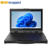 Ordenador portátil resistente ODM/OEM PC industrial de 15,6 pulgadas con memoria de 1 TB 5G NFC WiFi 6 750NITs Intel Core i7/i5 portátil duradero a prueba de llamas