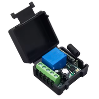 Interrupteur sans fil, relais RF, DC 12V-60V, télécommande 433MHz pour portail