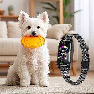 Novo Paw & Bone Forma Bark Collar 7 Níveis de Sensibilidade <span class=keywords><strong>Beep</strong></span> Vibração Recarregável Dog <span class=keywords><strong>Training</strong></span> Bark Collar - Product Image 3