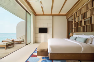 Paquete de Muebles para Villa <span class=keywords><strong>Tropical</strong></span>, Aparador de Madera Maciza Sostenible, Muebles Ecológicos para Hoteles y Resorts de Playa - Product Image 3