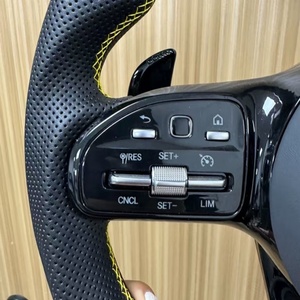 Volante de Fibra de Carbono para Automóvil, Piezas de Auto en Oferta para <span class=keywords><strong>Mercedes</strong></span> <span class=keywords><strong>Benz</strong></span> C63 E63 W212 W205 W204 W213 2012-2021 C257 AMG - Product Image 4