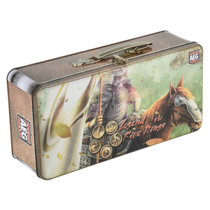 Aanpasbare Rechthoek Food Grade Blikken Gereedschapskist Recyclebare Metalen Container Scharnierende Deksel Handgreep Gesp Bsci Gecertificeerd Voor Ambachten - Product Image 2