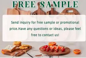 Venta al por mayor logotipo personalizado de alta calidad barato bloques de cortar de madera Rectangular cuadrado redondo carne Deli tablas de queso con cuchillo - Product Image 5