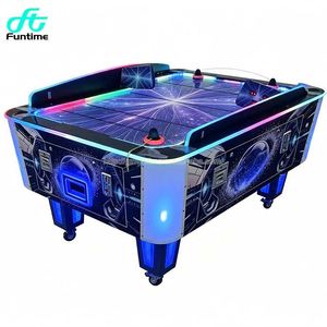 Mesa de Hockey de Aire Comercial FunTime que Funciona con Monedas, con Pantalla Electrónica de Puntuación, Juego de Arcade para Dos Jugadores - Product Image 6