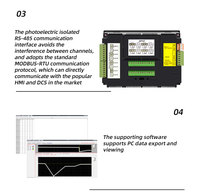 Registrador Industrial Universal sin Papel de 1-6-8-12 Canales, Registrador de Datos Digital con Pantalla LCD, USB, Registrador de Temperatura para Interiores y Exteriores, OEM