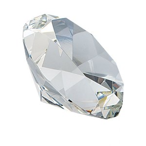 Crystal Diamond Decorative <b>Ornament</b> 70 Mm Office <b>Desk</b> Accessory - Product Image 1