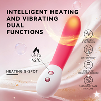 Beheizbarer G-Punkt-Vibrator aus Premium-Silikon, Innenmassagegerät mit 5 Geschwindigkeiten und 5 Mustern, USB-Aufladbar, Sexspielzeug vom OEM/ODM-Hersteller