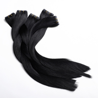 Extensions de cheveux de qualité supérieure à double couche, trame papillon injectée, trame invisible perlée avec trous, cheveux vierges à cuticules intactes