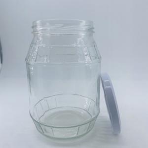 Vente en gros <span class=keywords><strong>de</strong></span> haute qualité 800ml à large bouche transparent 800ml pour sauce chili au thé pot en verre avec couvercle - Product Image 4