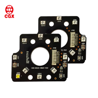 Carte de circuit imprimé (PCBA) en cuivre CGX de 1 oz avec indicateur LED bicolore rouge et bleu pour caméra de vision nocturne CCTV