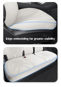 Housses de siège auto sur mesure spécifiques pour Tesla Model Y Juniper 2025 2026, coussin de siège en daim semi-couvrant pour 5 places - Product Image 5