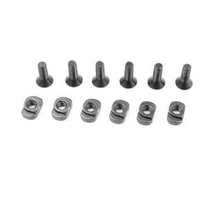 High Quality M4 <b>Fastener</b> Carbon Steel Screw Nut Replacement Set Keymod Hunting Parts - Product Image 2