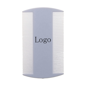 カスタムロゴ入り両面ノミ・シラミ取り櫛 高強度歯 耐久性プラスチック ペットグルーミング 毛取り櫛 猫犬用毛切り - Product Image 4