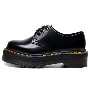 Zapatos de Cuero con Suela Gruesa, Estilo Otoñal, con Cordones, Aumentan la Estatura, Transpirables, Lujosos y Duraderos - Product Image 3