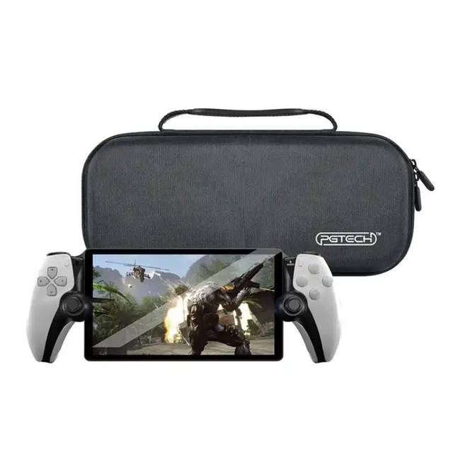 GP-527 EVA Handheld Carrying Case for PS5 Portal Storage Bag Zipper Travel Protective Bag