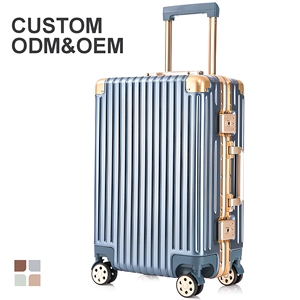 Luxury <strong>Hard</strong> <strong>Shell</strong> Pc Luggage 20/24/26/29 Waterproof Carry-On Luggage <strong>Suitcase</strong> for Airline Approved in Stock - Product Image 1