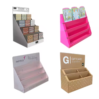 Présentoirs en carton de magazines de livres personnalisés en usine présentoirs en papier à grille de livres