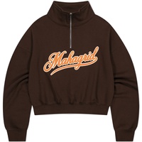 Sweat à capuche personnalisé pour femme, en coton, brodé, effet vieilli, avec logo imprimé, fermeture éclair, délavé à l'acide, orné de strass, vente en gros, fabricant de sweats à capuche épais