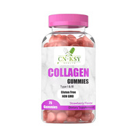 Expédition rapide, gommes au collagène sans gluten, goût fraise, gommes beauté pour une peau éclatante et des cheveux brillants