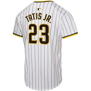 Camiseta de Béisbol para Niños de los Padres de San Diego, Color Blanco, Fernando Tatis Jr. 23, Cuello Transpirable - Product Image 3