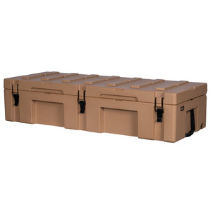 ZERO122L robusto caso ldpe Cargo <span class=keywords><strong>Case</strong></span> in plastica dura Rotomolded cassetta degli attrezzi 4WD scatola portaoggetti portabagagli basso profilo Desert Tan <span class=keywords><strong>Case</strong></span> - Product Image 2