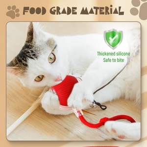 ของเล่นสัตว์เลี้ยง ลูกบอลกลิ้งอัตโนมัติสำหรับสุนัขและแมว แบบชาร์จไฟได้ หมุนเร็ว พร้อมกระเป๋าเก็บ - Product Image 3