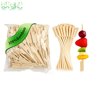 ไม้เสียบเนื้อปิ้งย่างแบบใช้แล้วทิ้งทำจากไม้ไผ่ ขายส่งยอดนิยม - Product Image 2