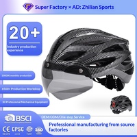 Casque de vélo demi-coque magnétique respirant toutes saisons avec visière solaire amovible et réglable pour la protection en cyclisme