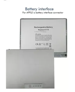Pengganti baterai laptop A1175 kualitas tinggi untuk Apple MacBook Pro 15 "A1150 A1260 A1226 A1211 Baterai notebook