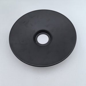 22cm di diametro <span class=keywords><strong>nero</strong></span> ferro <span class=keywords><strong>metallo</strong></span> <span class=keywords><strong>paralume</strong></span> in stile industriale apparecchi di illuminazione per uso interno <span class=keywords><strong>metallo</strong></span> copertura lampada in ferro luci a sospensione - Product Image 5