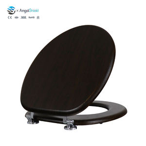 Индивидуальная деревянная крышка для унитаза O-образной формы из натурального дерева, цельная, современная, из бамбука или формованного МДФ - Product Image 1