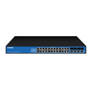 Commutateur réseau géré Lite de qualité commerciale à 24 ports 10/100/1000 Mbps avec prise en charge QoS et <span class=keywords><strong>VLAN</strong></span> pour caméra IP et VoIP |   110-240V AC |   CE FC - Product Image 2