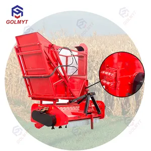 Tractor Mounted Corn Silage Harvester For Animal Feed , Corn Stalk Cutter And Collector