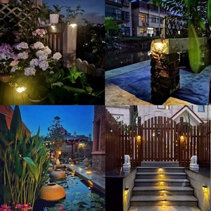 Lampes de terrasse <span class=keywords><strong>LED</strong></span> solaire sans fil, imperméable conforme à la norme IP65, économie d'énergie, éclairage d'extérieur, luminaire décoratif, idéal pour un jardin ou une clôture, 16 unités - Product Image 5