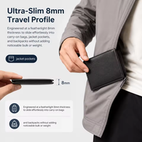 Localisateur intelligent anti-perte pour cartes et documents, compatible iOS, avec fonction de suivi sonore et de positionnement à distance
