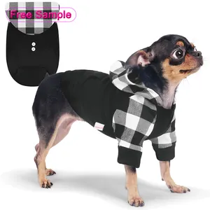 Supplier Spark Paws with Pouch Fleece Custom Cotton Coat Pet Clothing Clothes Blank Dog Hoodies for Dogs