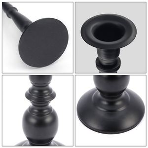 Wholesale American Style <b>Retro</b> Wrought Iron Semicircular Base Roman Column Candlestick <b>Dining</b> <b>Table</b> Decoration - Product Image 5