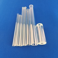 Ensemble de tubes en verre de quartz, tubes transparents en silice fondue, tailles assorties, haute température, sur mesure pour expériences en laboratoire
