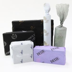 Papel de Seda Negro Reciclable al por Mayor en Rollo Jumbo para Envolver Ropa, con Logotipo Personalizado de Marca Propia, 17gsm, Papel de Seda para Empaque - Product Image 1