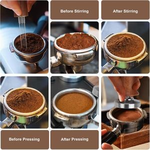 Prensador <span class=keywords><strong>de</strong></span> <span class=keywords><strong>Café</strong></span> con Báscula, Distribuidor <span class=keywords><strong>de</strong></span> Polvo Ajustable Tipo Prensa, Prensador <span class=keywords><strong>de</strong></span> Fuerza Constante, Set <span class=keywords><strong>de</strong></span> <span class=keywords><strong>Arte</strong></span> Latte para <span class=keywords><strong>Café</strong></span> - Product Image 4