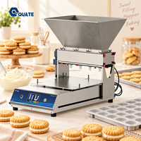 Machine de remplissage de crème multi-embouts automatique de table pour cupcakes, tartes, biscuits, pâtisseries et desserts